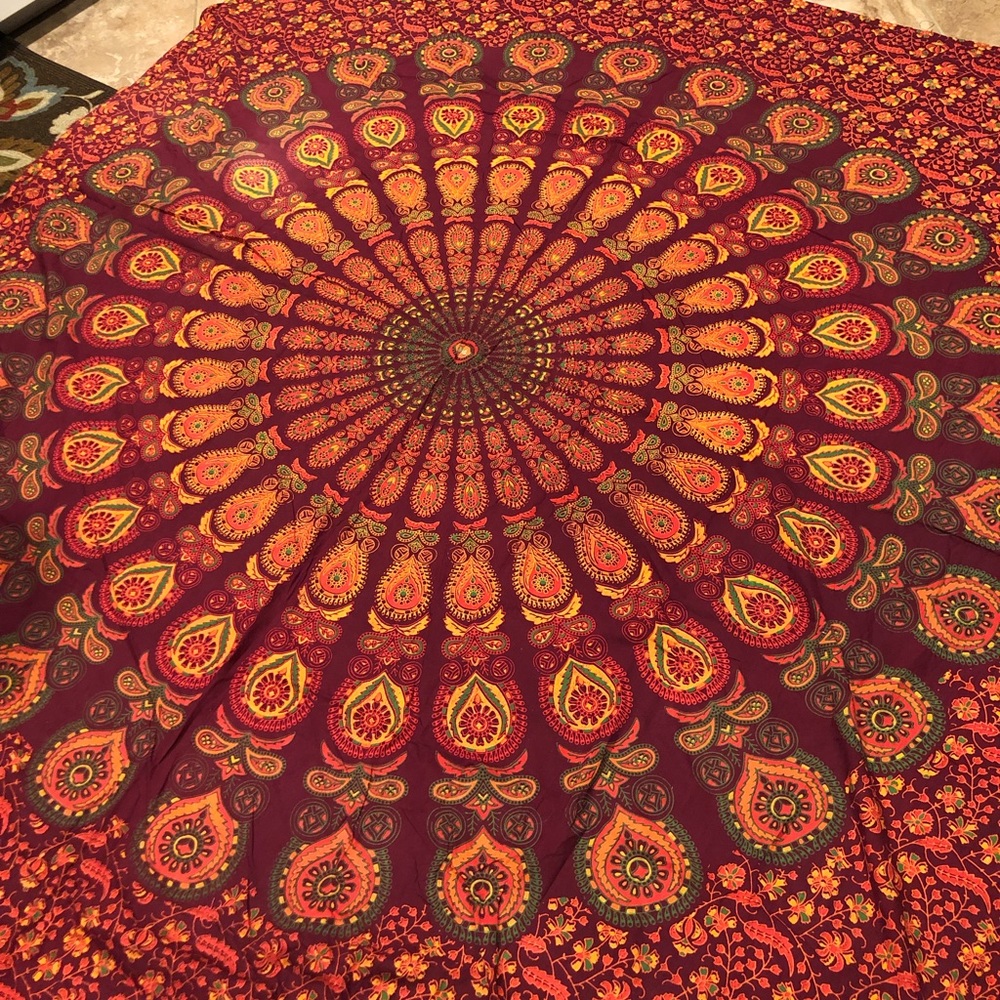 Burgundy Tapestry